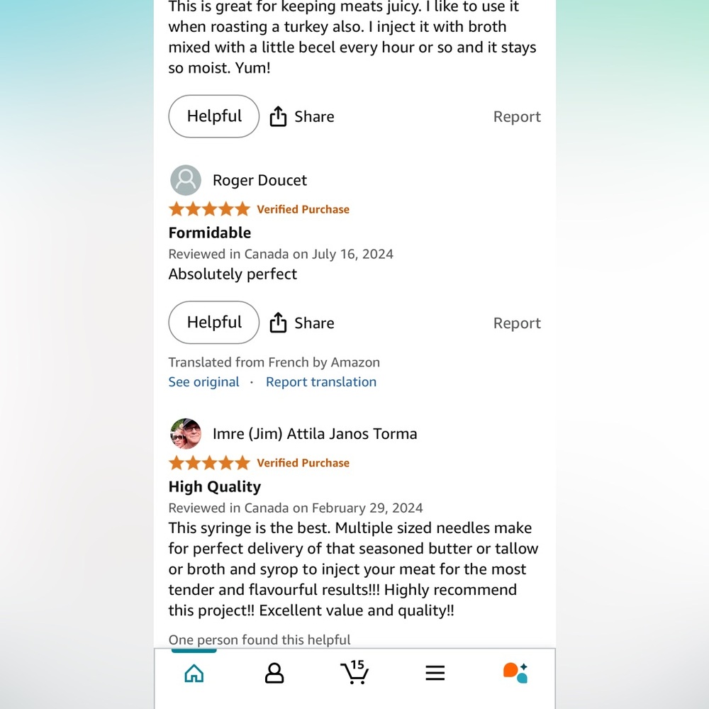 Meat Injector Kit BBQ Master - Picture 9 of 9